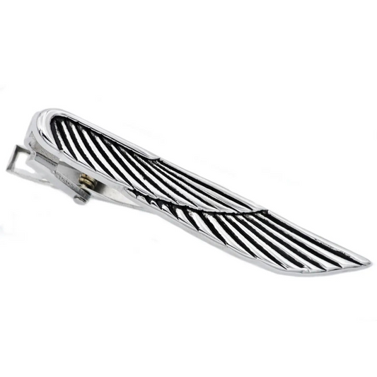 Blackjack Men's Jewelry - Stainless Steel Eagle Wing Tie Clip