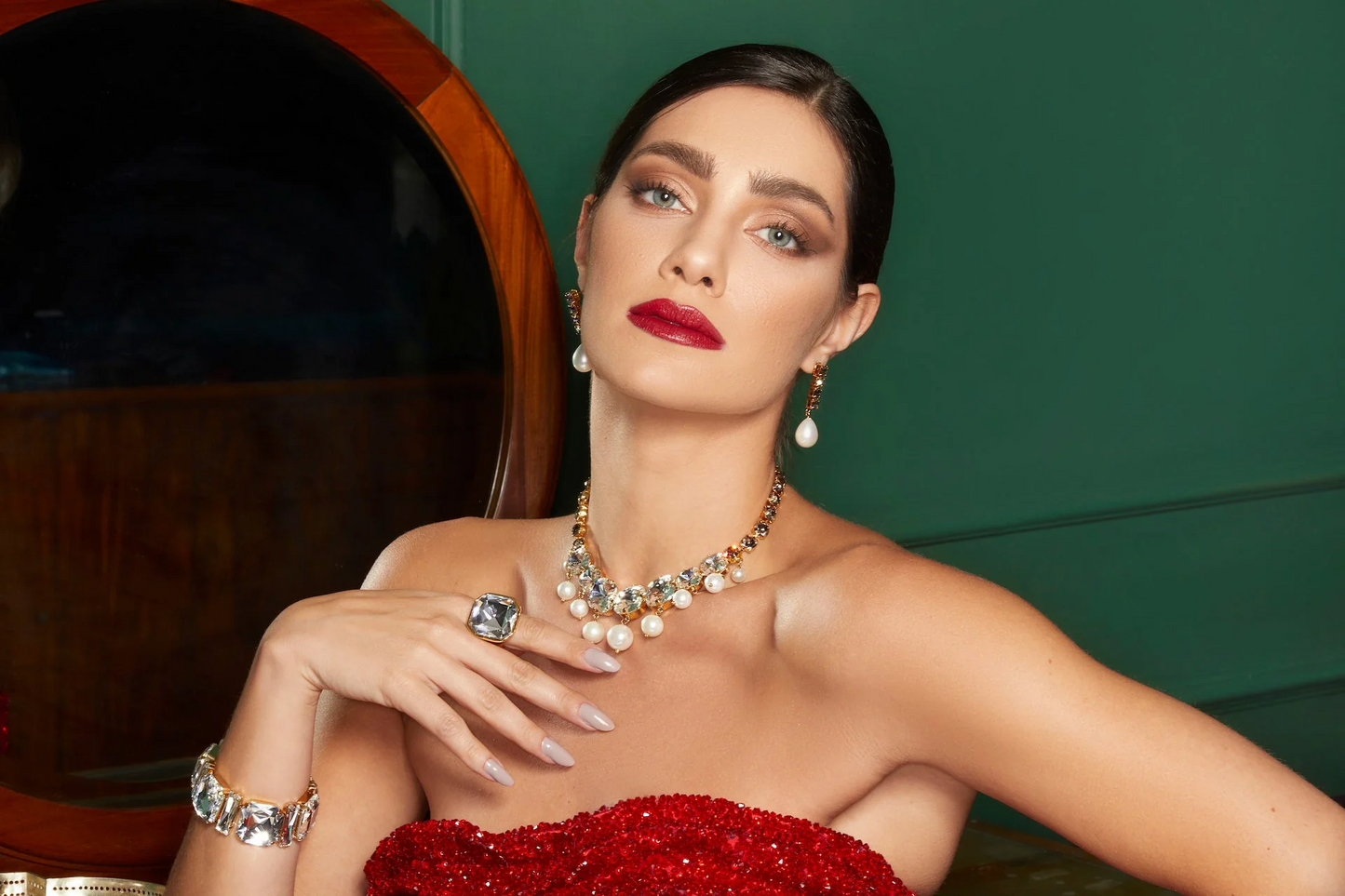 Cristina Sabatini - Diamondize Drop Necklace