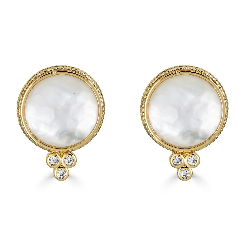 Cristina Sabatini - Claire Earrings - White Mother of Pearl