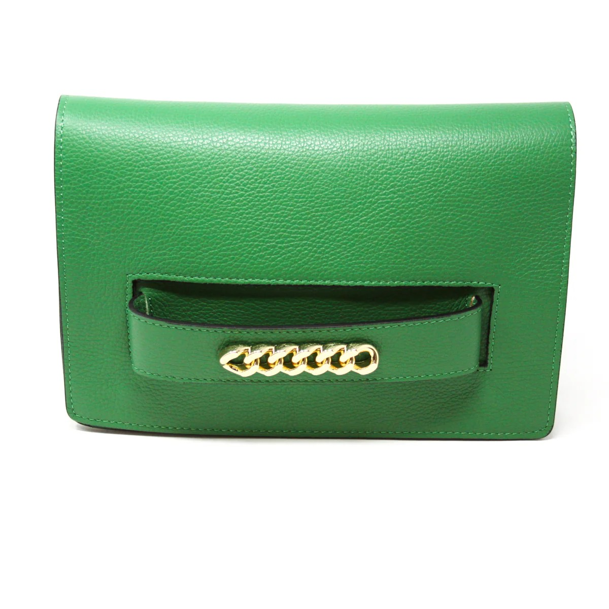 German Fuentes - Kelly Green Leather Handbag
