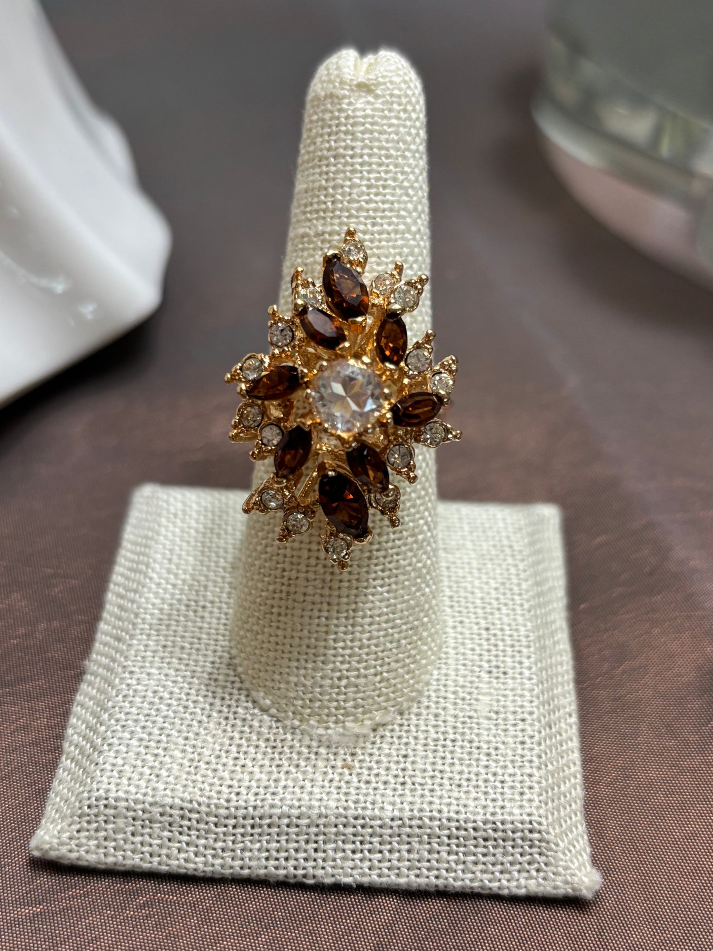 Providence Vintage Chocolate and CZ Ladies’ Ring