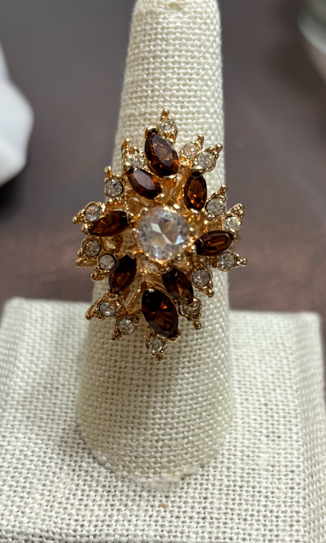 Providence Vintage Chocolate and CZ Ladies’ Ring