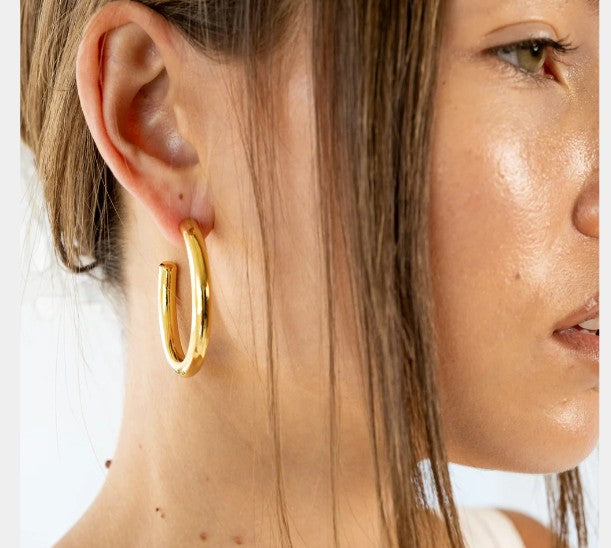 Sahira Jewelry Design - Rina Hoop Earring - Gold