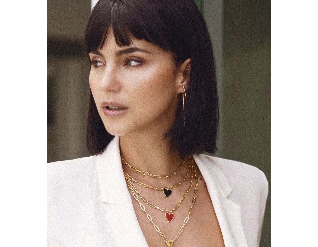 Sahira Jewelry Design - Jamie Enamel Heart Necklace