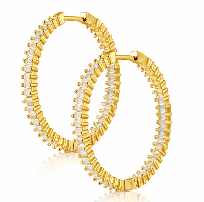 Sahira Jewelry Design - Priscilla Hoop Earring - Gold