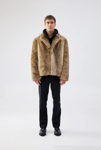 Unreal Fur - Lupin Men's Blazer Coat - Wolf