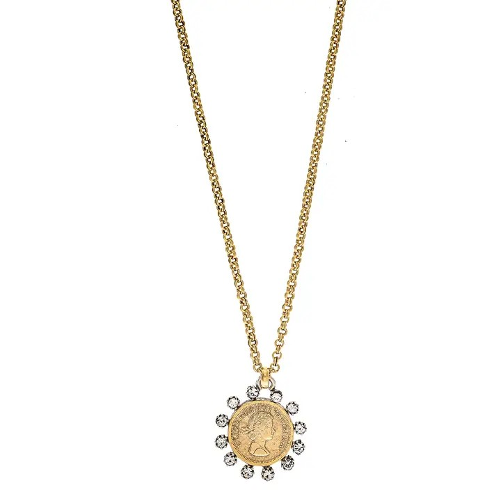 Yochi NY - Jade Coin Necklace