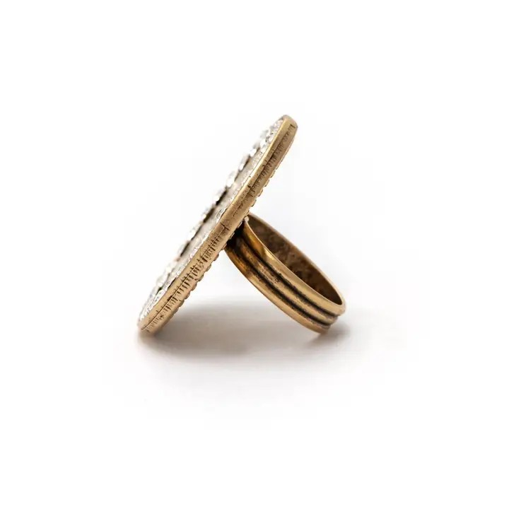 Yochi NY - Liz Coin Ring - Gold