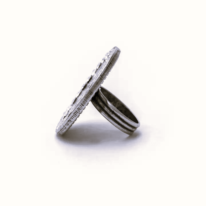 Yochi NY - Liz Coin Ring - Silver