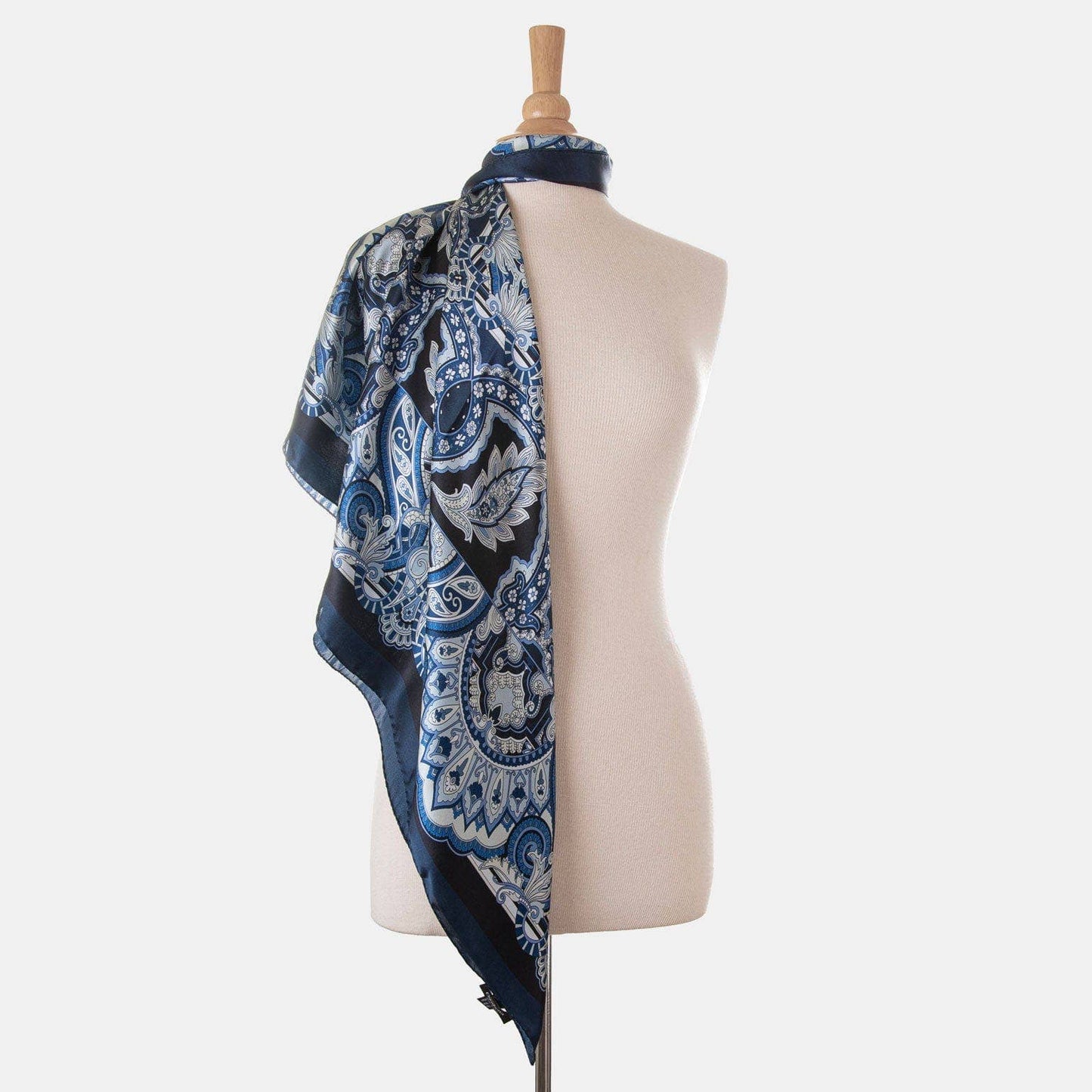 Elizabetta - Malta - Silk Foulard - Royal Blue