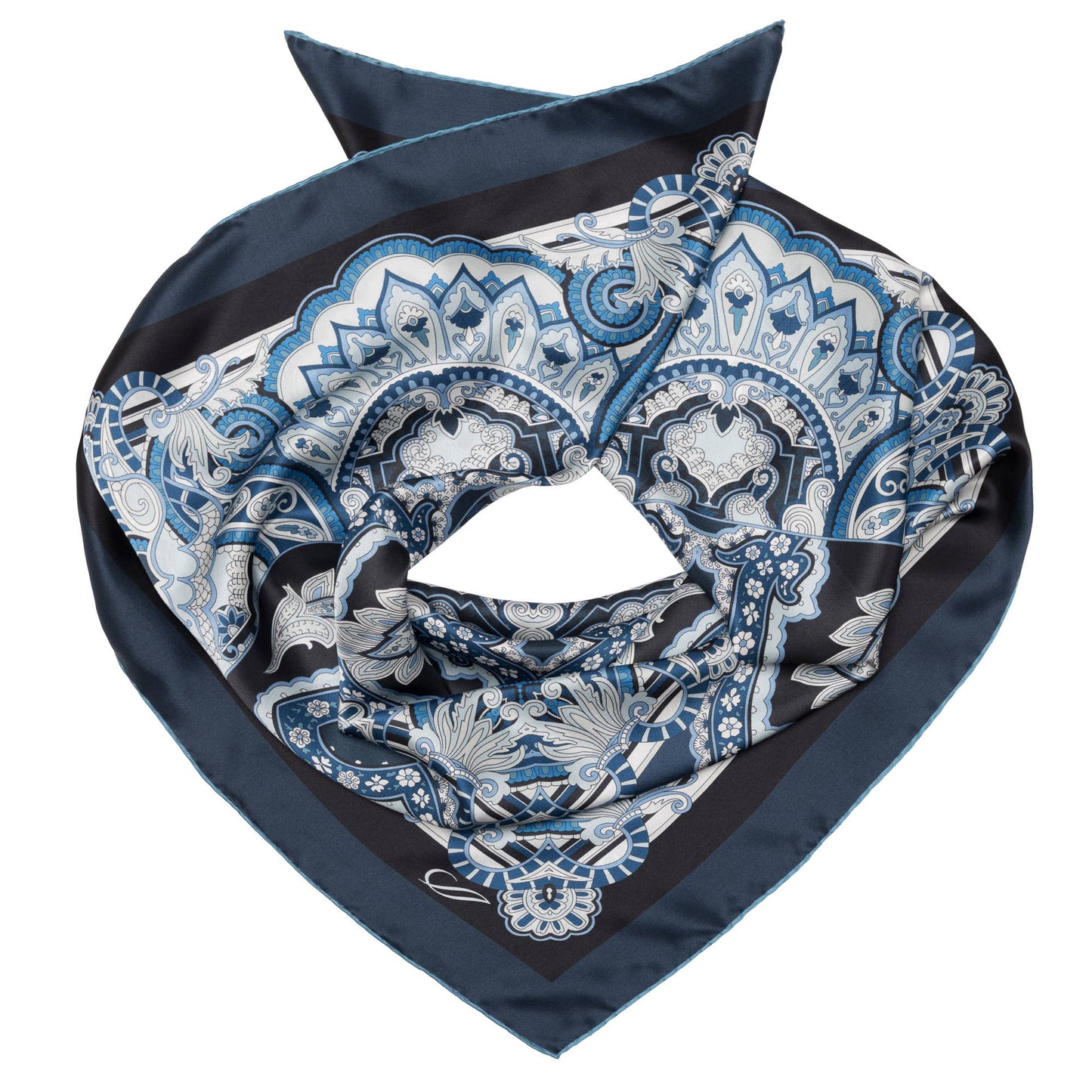 Elizabetta - Malta - Silk Foulard - Royal Blue