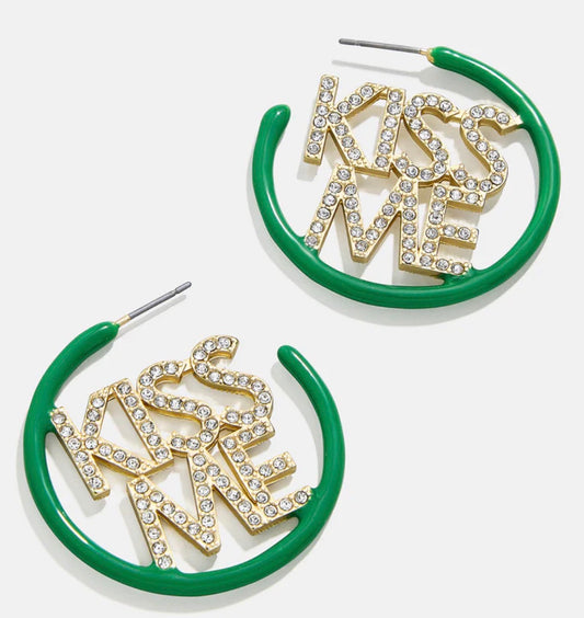 Bauble Bar - Kiss Me Hoop Earrings