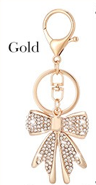 Kingdom Couture - Crystal Bow Keychain