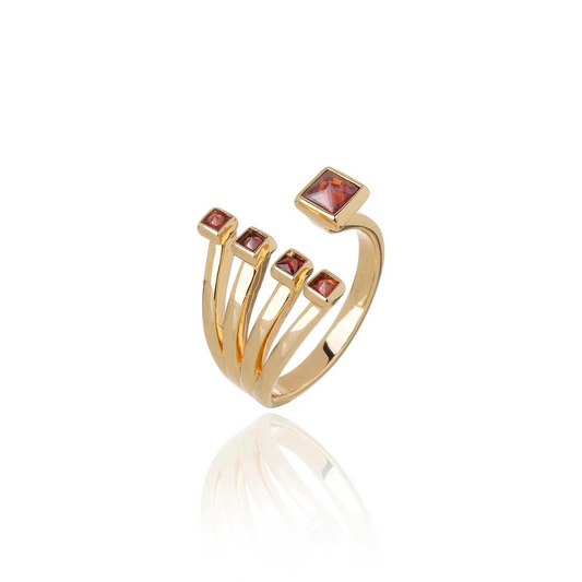 Cristina Sabatini Jewelry - Intuition Red Ring
