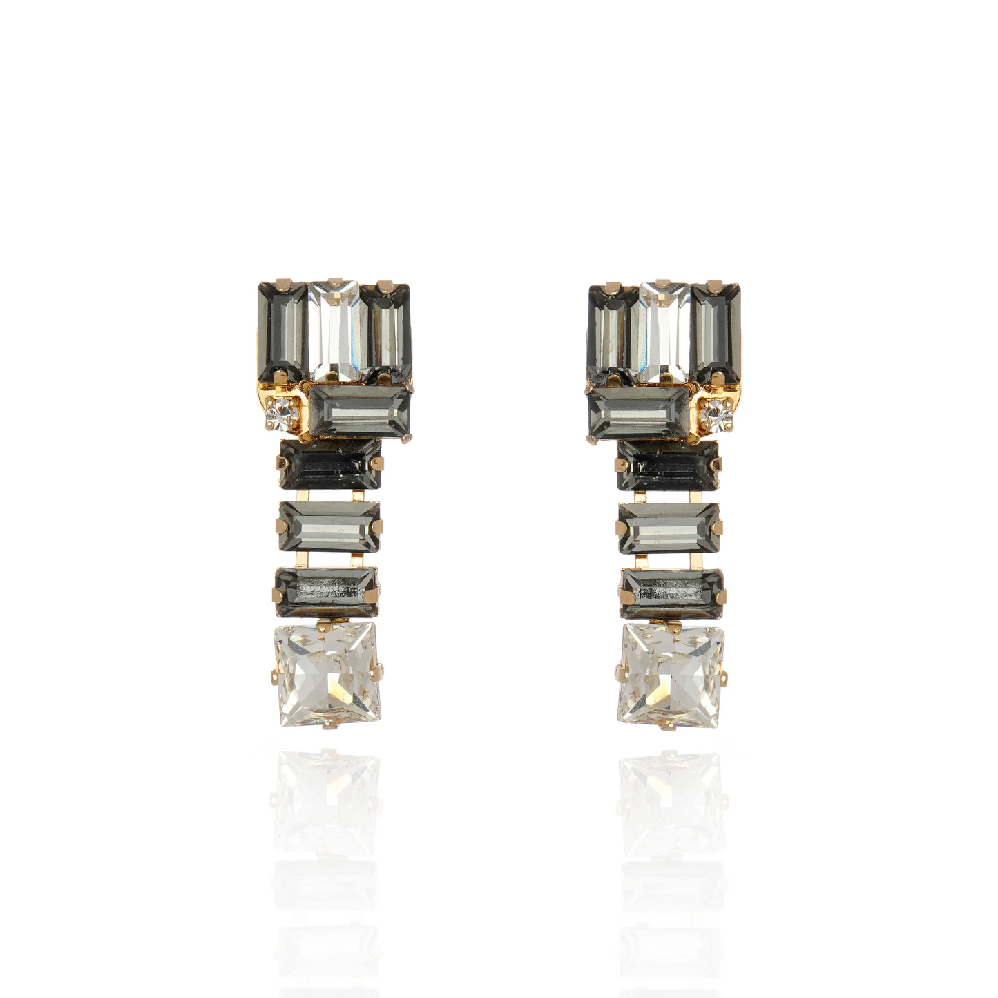 Cristina Sabatini Jewelry - Noble Earrings - Black Diamond