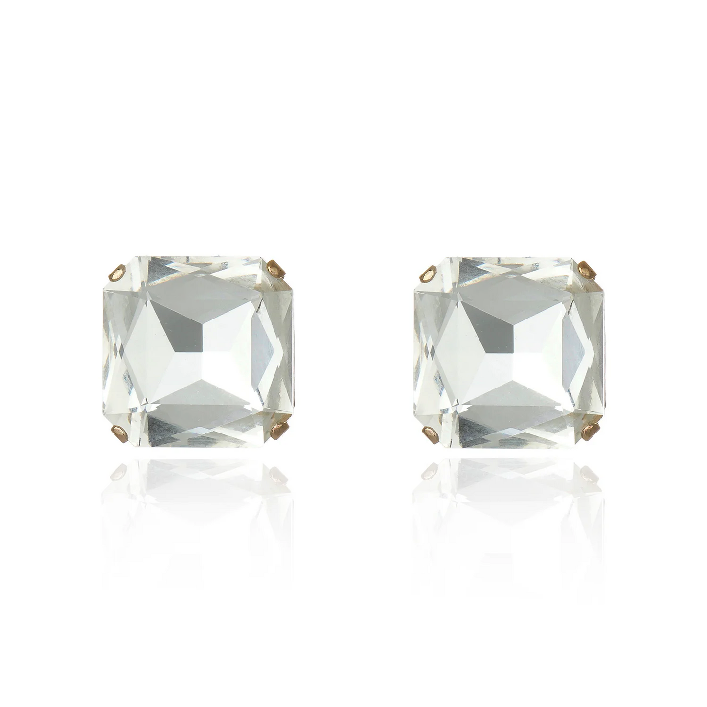 Cristina Sabatini Jewelry - Purity Crystal Stud Earrings