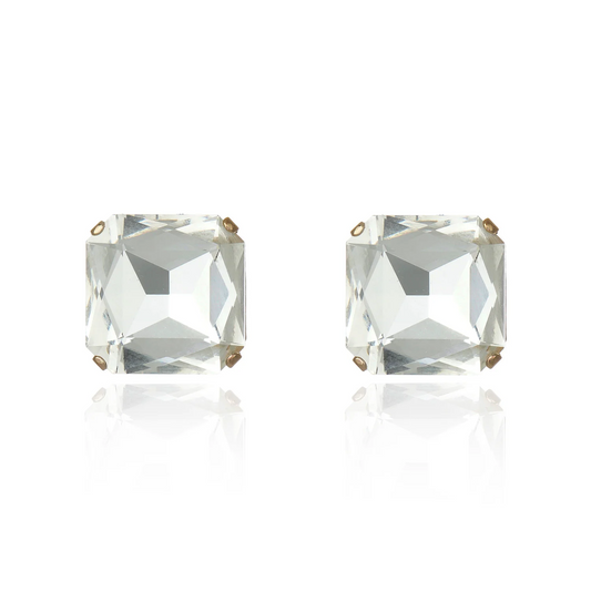 Cristina Sabatini Jewelry - Purity Crystal Stud Earrings