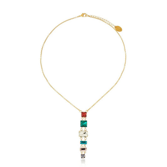 Cristina Sabatini Jewelry - Ariana Drop Necklace - Gold