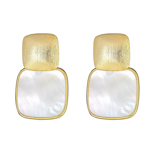 Cristina Sabatini - Mini Square Drop Earrings