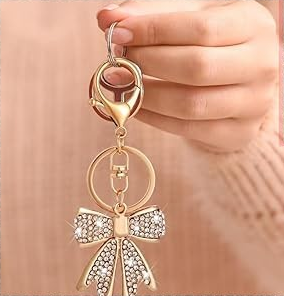 Kingdom Couture - Crystal Bow Keychain