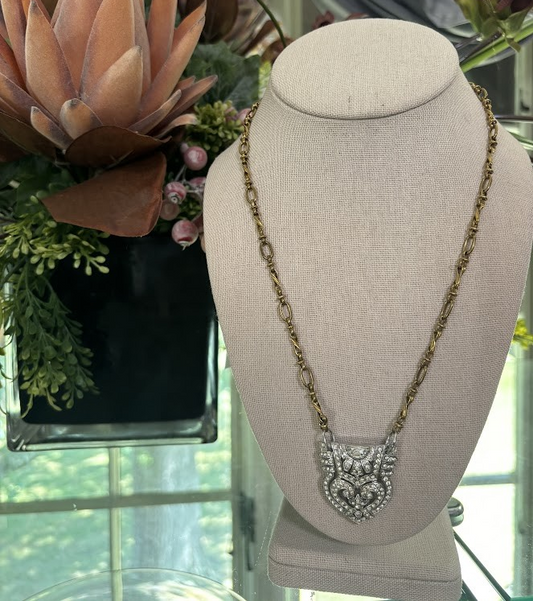 Erin Knight Designs - Vintage 1950's Dress Clip Necklace