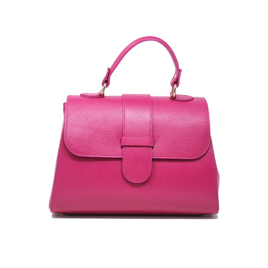 German Fuentes - Fuchsia Leather Handbag