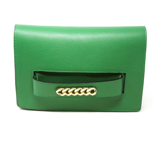 German Fuentes - Kelly Green Leather Handbag