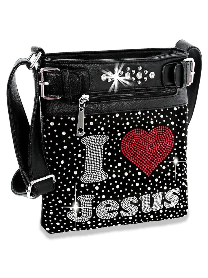 Handbag Express - I Heart Jesus Crossbody