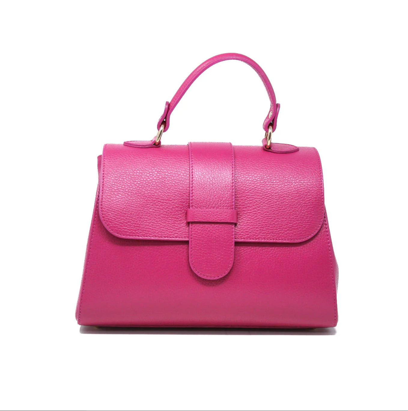 German Fuentes - Fuchsia Leather Handbag