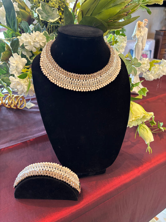 RUSH - Beaded Necklace and Bracelet Set