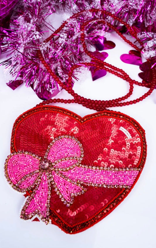 Viola - All My Heart Petite Beaded Bag