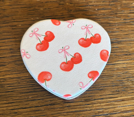 Kingdom Couture - Cherry Motif Pocket Mirror