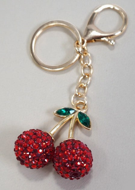 JOSSlyn - Cherry Drop Bag Charm