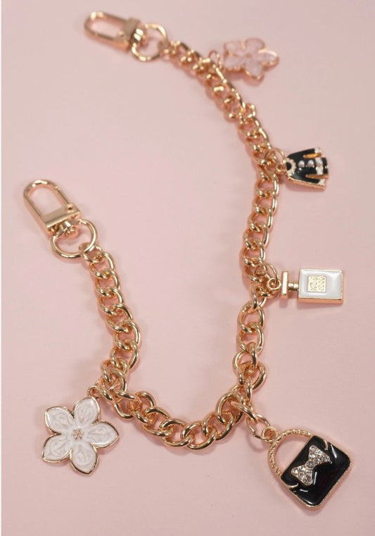 JOSSlyn - Flower/Purse/Perfume -  Bag Charm