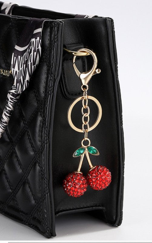 JOSSlyn - Cherry Drop Bag Charm