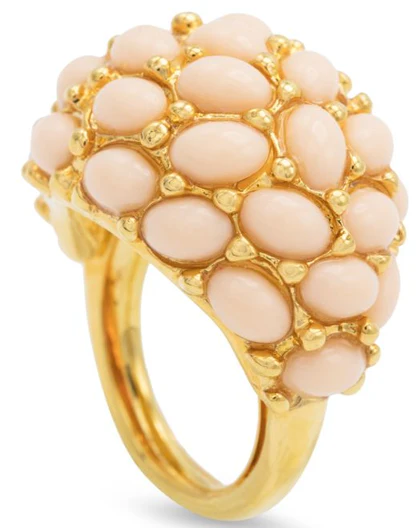 Kenneth Jay Lane - Angelskin Domed Ring