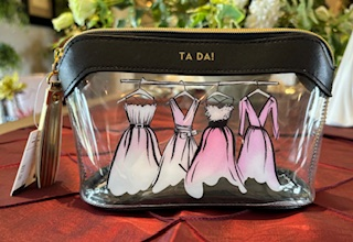 Kingdom Couture - Ta-Da Party Dress Travel Cosmetic Bag