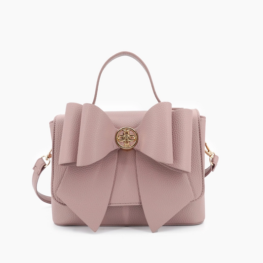 Like Dreams - Eva Double Bow Crossbody - Mauve