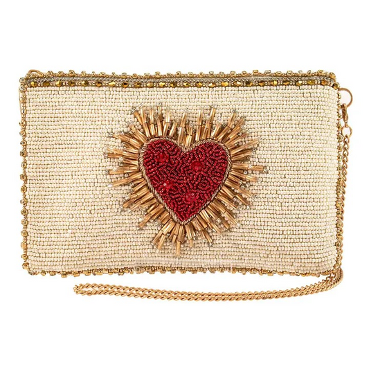 Mary Frances Accessories - Heart Burst Crossbody Phone Bag