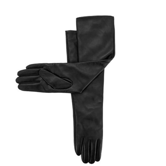 Mitchie's - Black Leather Long Elbow Glove
