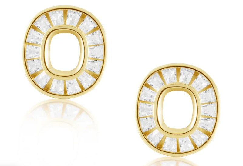 Sahira Jewelry Design - CZ Eternity Stud Earring