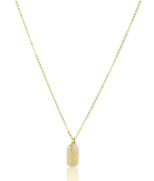Sahira Jewelry Design - Mini Dog Tag Necklace