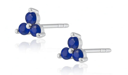 Sahira Jewelry Design - Kira Sapphire Stud Earring