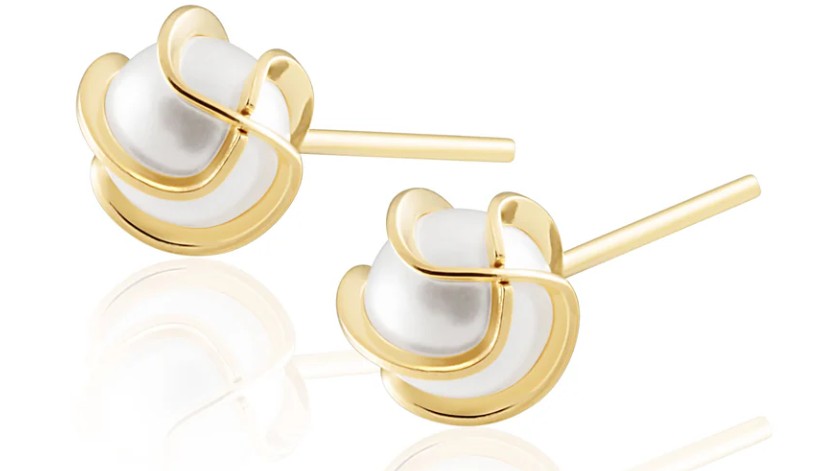Sahira Jewelry Design - Samoa Pearl Stud Earring