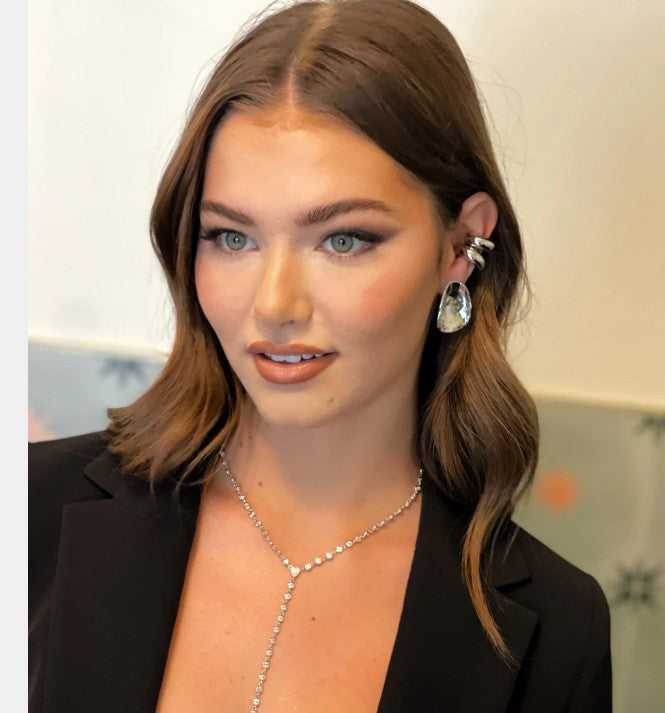 Sahira Jewelry Design - Anastasia CZ Lariat Necklace