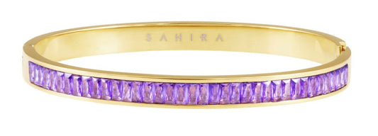 Sahira Jewelry Design - Nicola CZ Bracelet - Purple