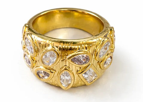 Sahira Jewelry Design - Georgie Bezel Statement Ring