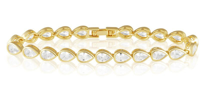 Sahira Jewelry Design - Ines Raindrop Tennis Bracelet