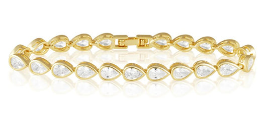Sahira Jewelry Design - Ines Raindrop Tennis Bracelet