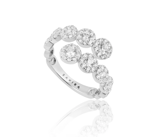 Sahira Jewelry Design - Katya CZ Wrap Ring